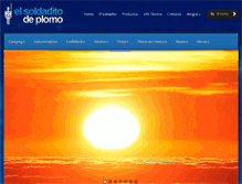 Tablet Screenshot of elsoldaditodeplomo.com.ar